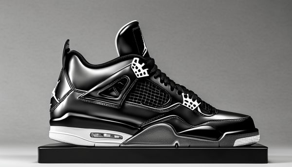 Jordan 4 black : un incontournable du style sportif et retro