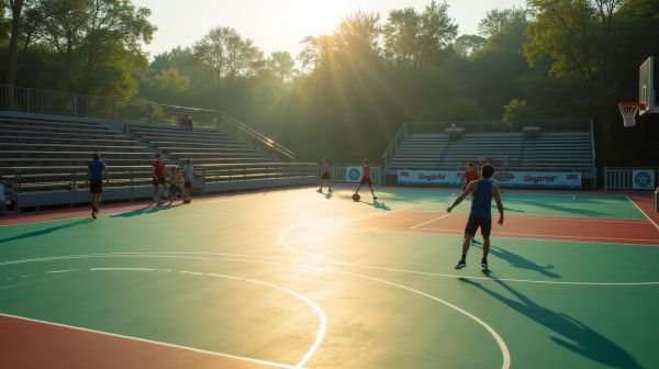 Terrain de basketball : les étapes d'un projet réussi