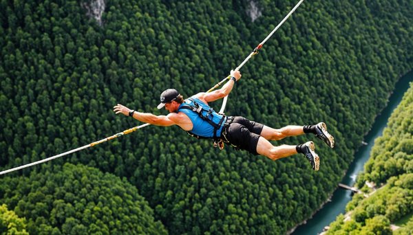 Les records du monde de saut à l'élastique